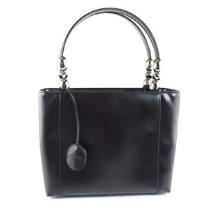 Christian Dior Shoulder Handbag Black Calfskin Zipper closure